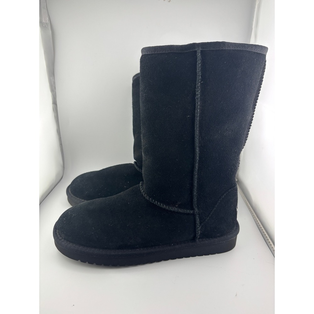 Koolaburra by UGG Victoria Black Suede Tall Winter Boots 1017089 Women 6